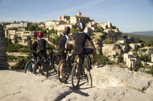 Provence scenic cycling route summer sunshine